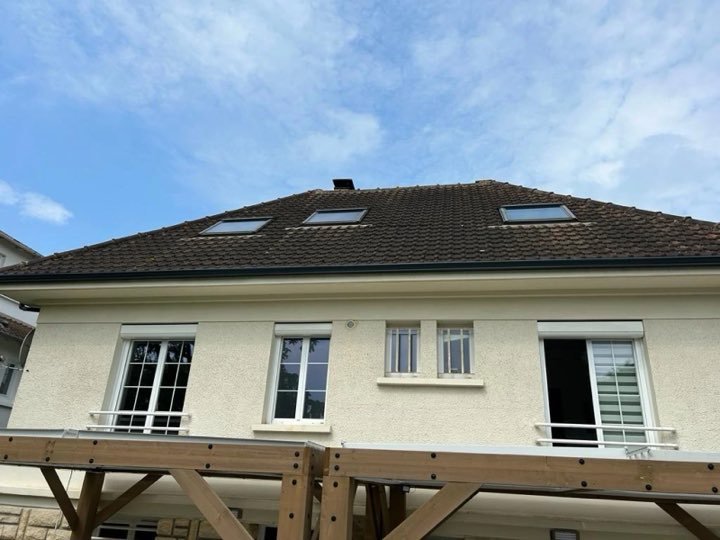Maison après réfection de la toiture